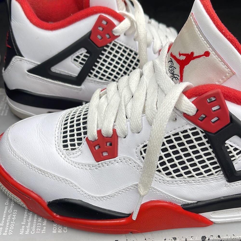 Fire Red 4’s - Picture 3 of 4